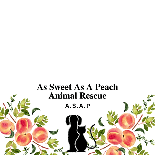 as sweet as a peach animal rescue logo