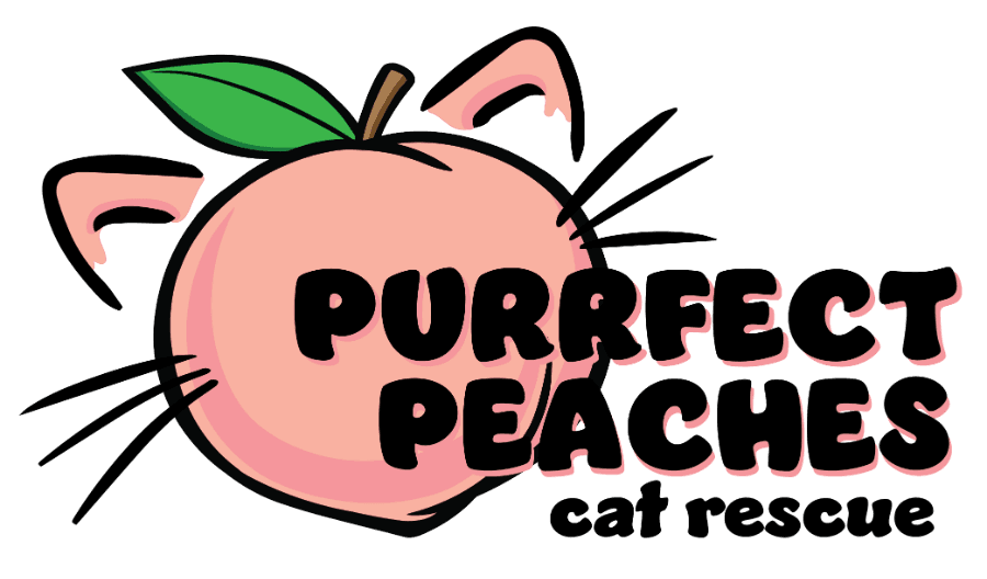 Purrfect Peaches Cat Rescue logo