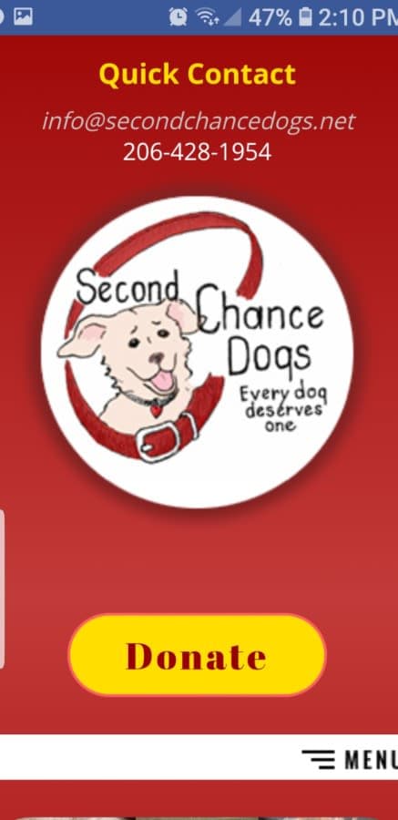 Second Chance Dogs logo