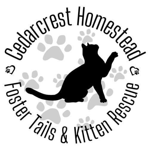 Cedarcrest Homestead Foster Tails and Kitten Rescue logo
