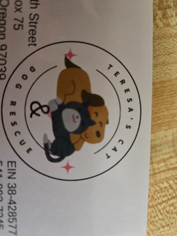 Teresa's Cat and Dog Rescue logo