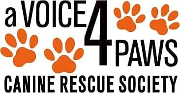 A Voice 4 Paws Canine Rescue Society logo