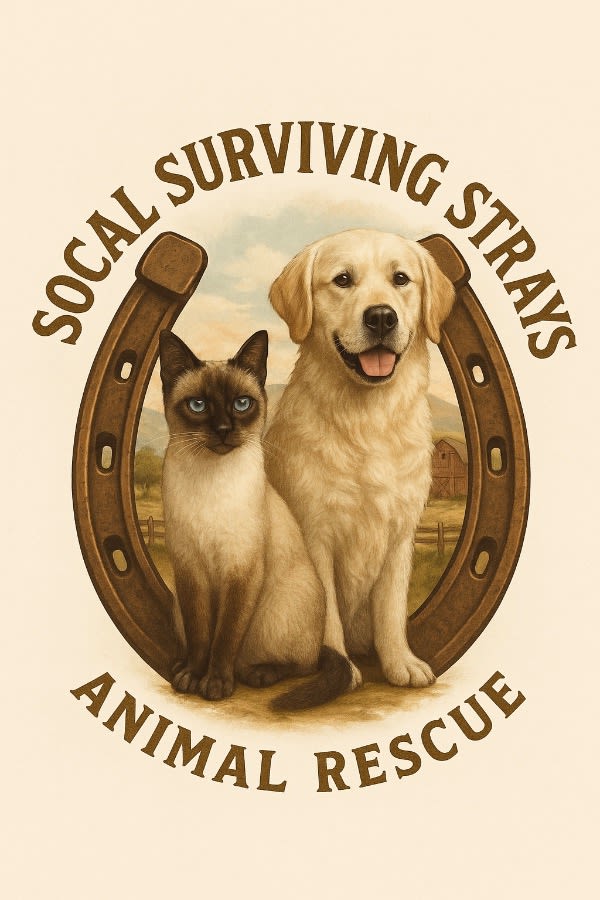 SoCal surviving strays animal rescue logo