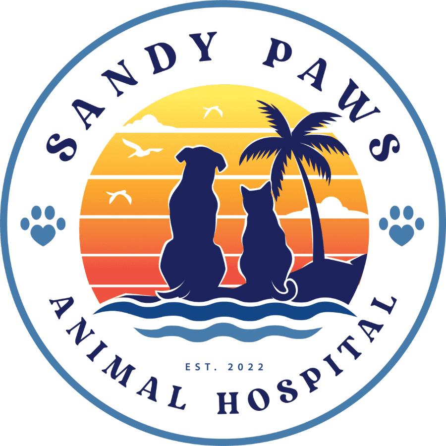 Sandy Paws Animal Hospital logo
