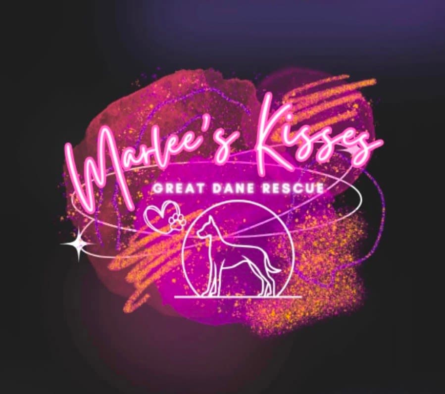 Marlee’s Kisses Great Dane Rescue logo