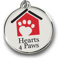 Hearts 4 Paws logo