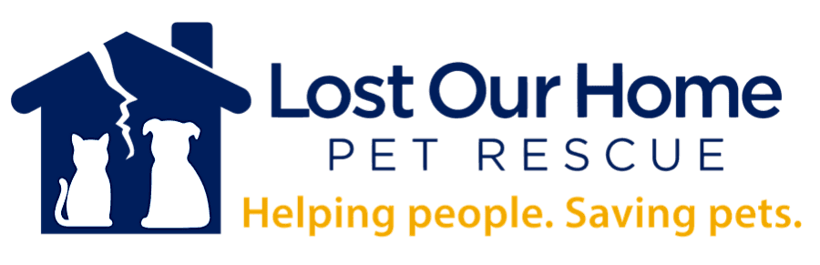 Lost Our Home Pet Rescue logo