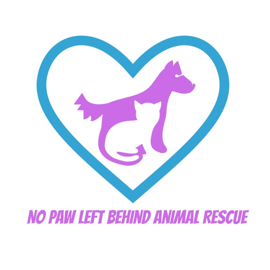 NO PAW LEFT BEHIND ANIMAL RESCUE A NJ NONPROFIT CORPORATION logo