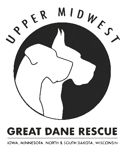 Upper Midwest Great Dane Rescue logo