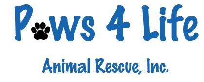 Paws 4 Life Animal Rescue, Inc. logo