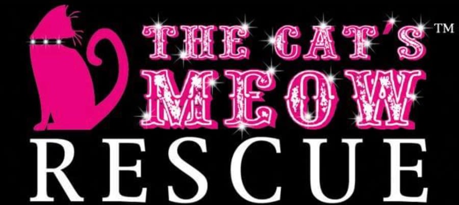 The Cat’s Meow Rescue (TCMR) logo